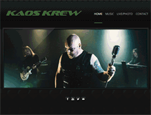 Tablet Screenshot of kaoskrewmusic.com